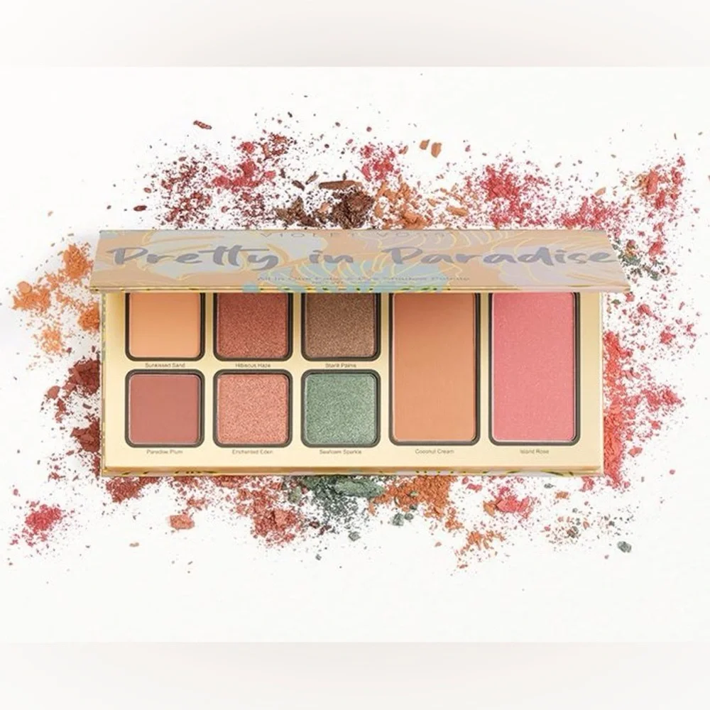 New VIOLET VOSS Pretty in Paradise All in One Face & Eye Shadow Palette